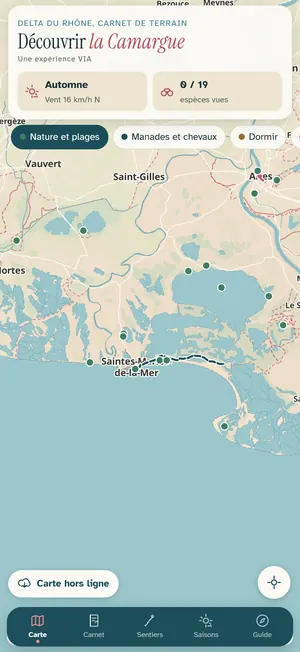 La carte du delta