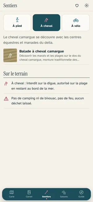 Les sentiers